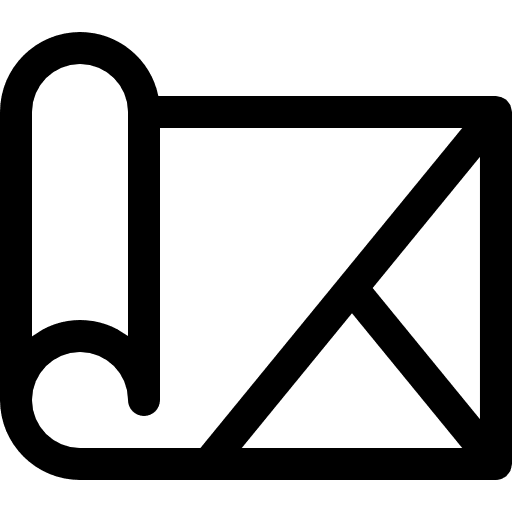 Map orientation geography location icon