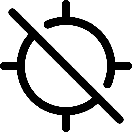 Location off disabled disable location icon