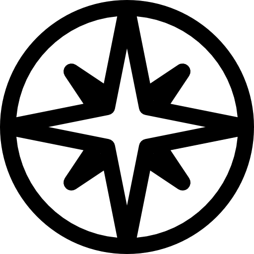 Wind rose wind rose direction orientation icon