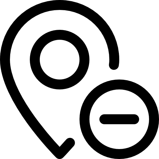 Location map pointer map point maps and location icon