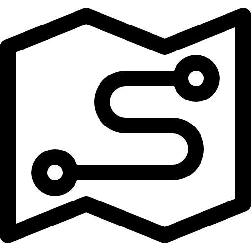 Map position maps and flags orientation icon