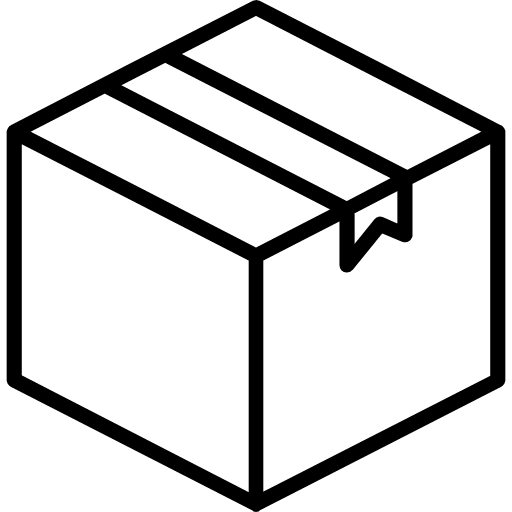 Box shipping and delivery business box icon