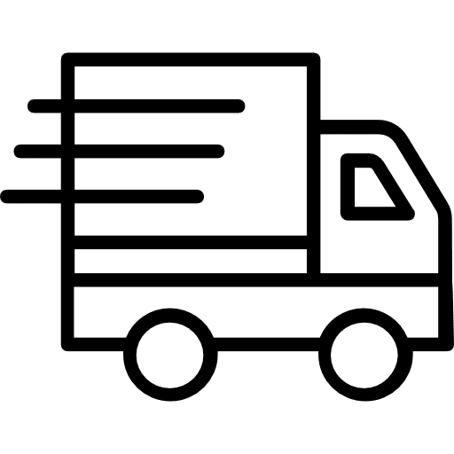 Delivery truck dispatch vehicle trucking icon