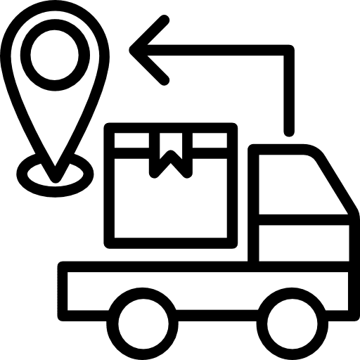 Delivery truck transportation shipping and delivery delivery icon