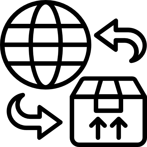 Delivery package fragile packaging icon