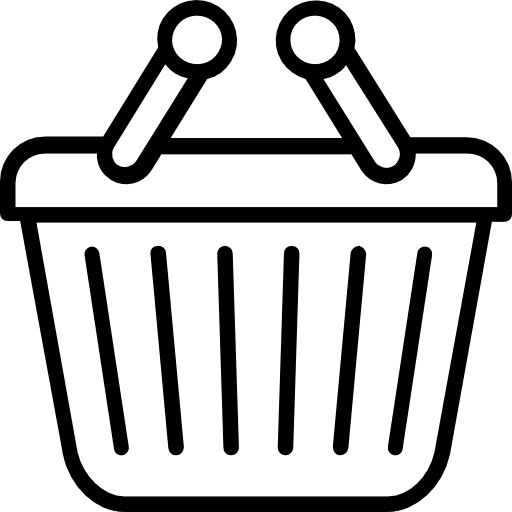 Shopping basket shopping basket supermarket shopping store icon