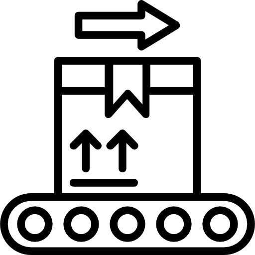 Package shipping and delivery delivery cardboard icon