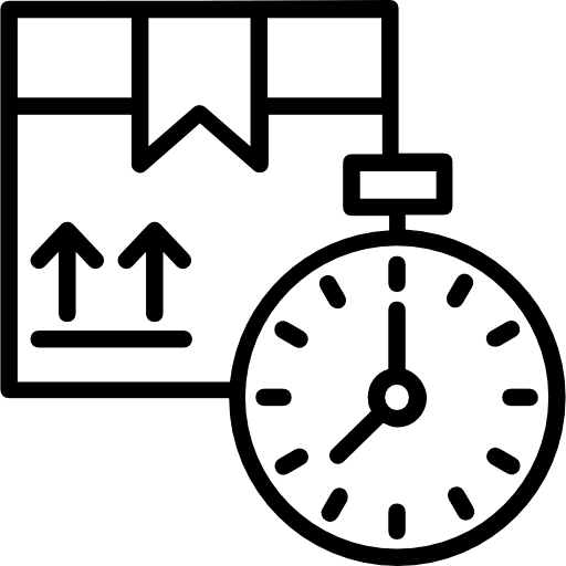 Package box shipping and delivery fragile icon