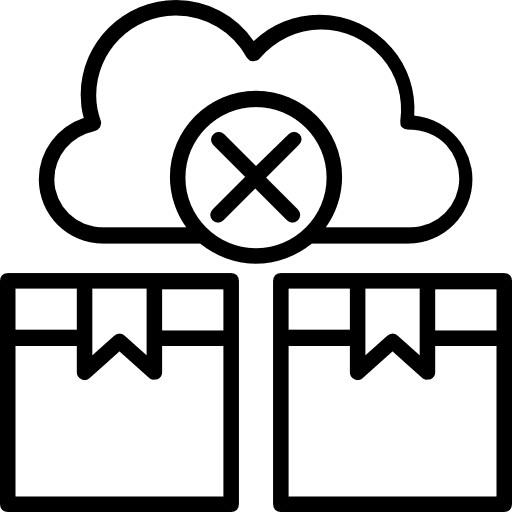 Package shipping and delivery packaging delivery icon