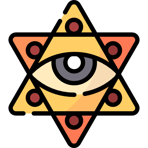 Eye eye constellation signs icon