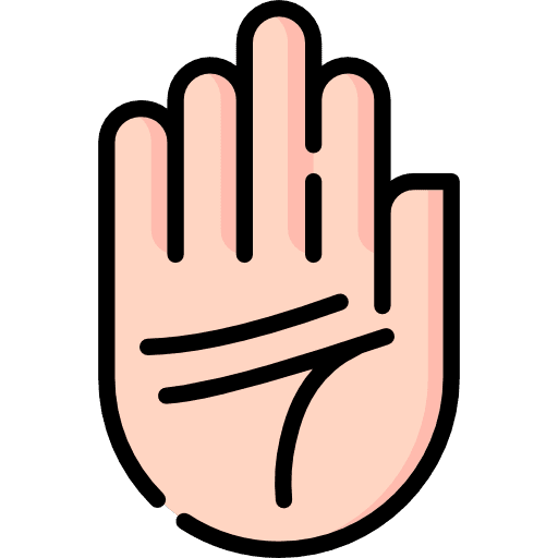 Palm signs hand palm palm icon