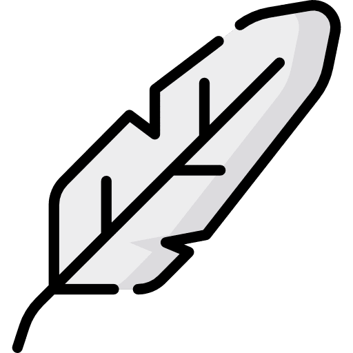 Quill education quill feather icon