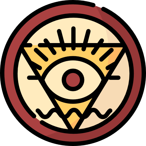 Eye constellation signs astrology icon