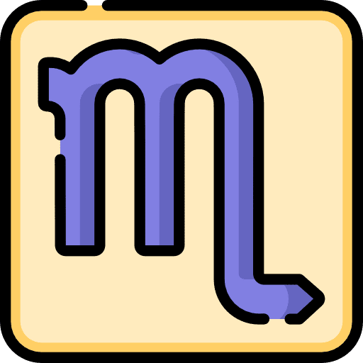 Scorpion signs horoscope zodiac icon
