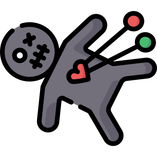 Voodoo doll horror voodoo doll spooky icon