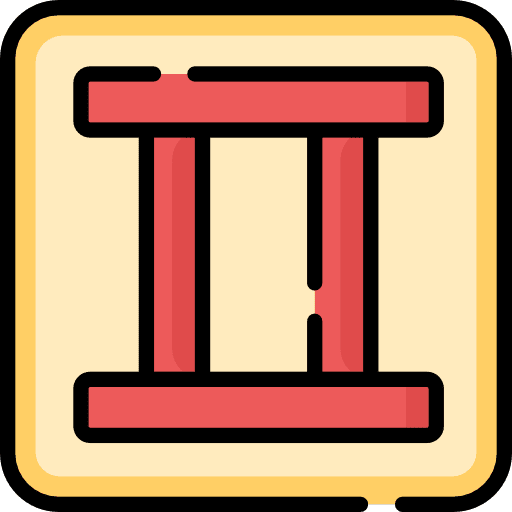 Gemini shapes and symbols horoscope gemini icon