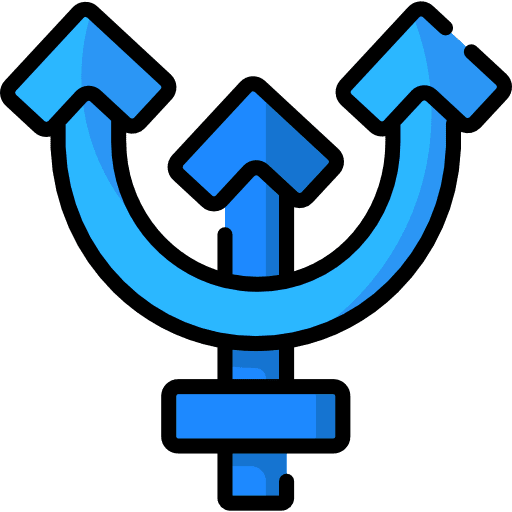 Neptune shapes and symbols signs constellation icon