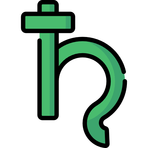 Saturn shapes and symbols constellation signs icon