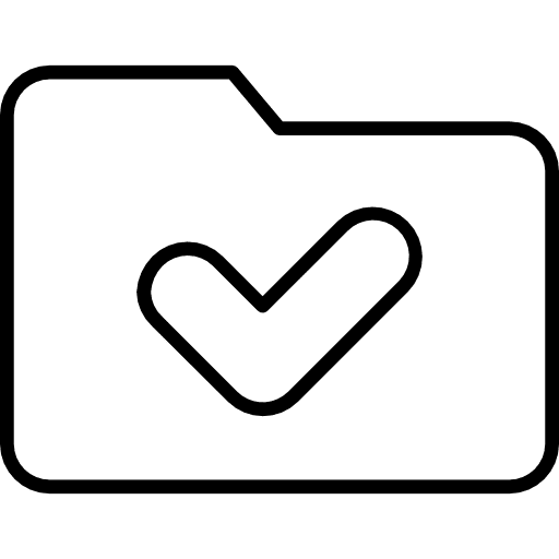 Folder file storage data storage office material icon