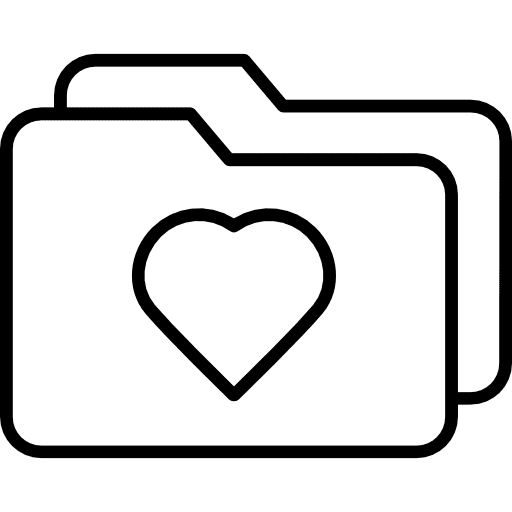 Folder office material folder file storage icon