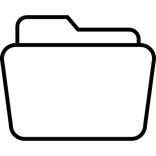 Folder storage office material folder icon