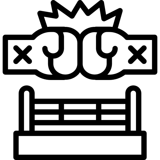 Boxing boxing ring fight icon