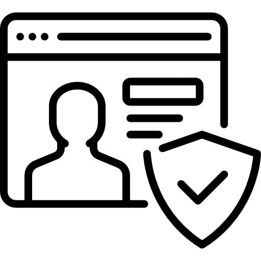 Account security life protect icon