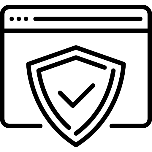 Website security secure dollar symbol icon