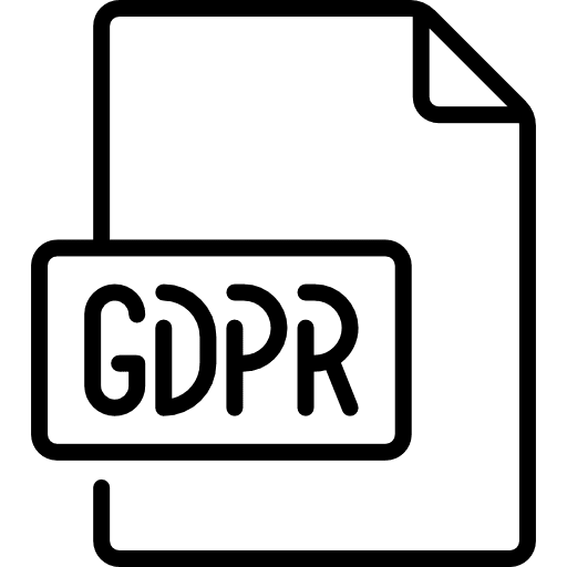 Gdpr security personal data password icon