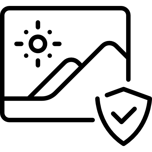 Photo landscape image interface icon