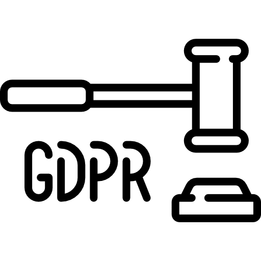 Gdpr database data storage file storage icon