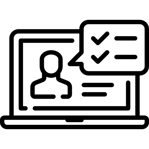 Laptop communication computer gdpr icon