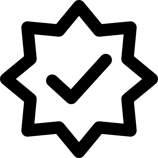 Check tick v success icon