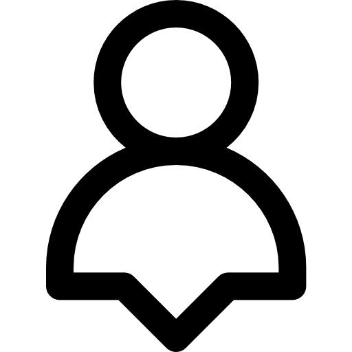 User profile social avatar icon