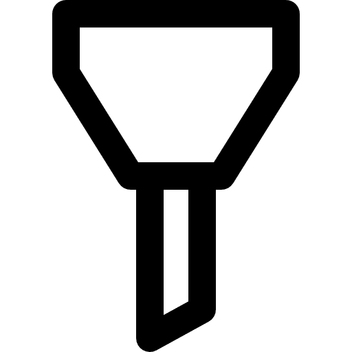 Filter filtering tools and utensils ui icon