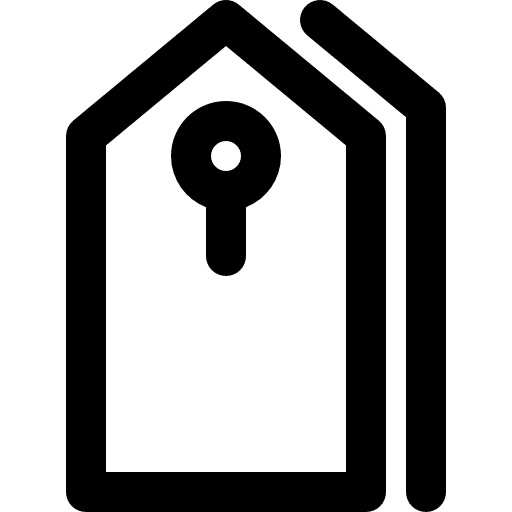 Tag label shop price icon