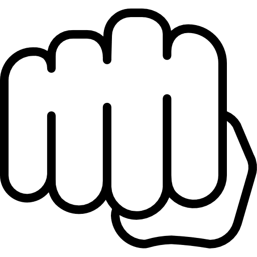 Fist motivation fist bump fist icon