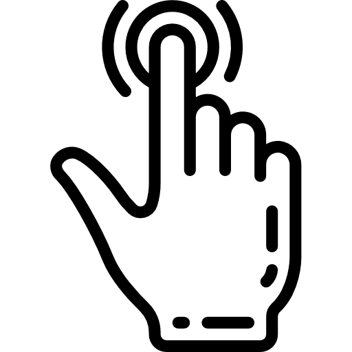 Tap click here ui mouse icon