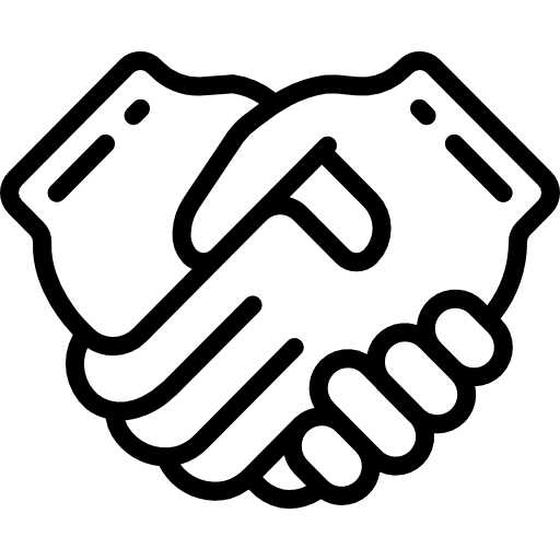 Handshake shake hands cooperation hand shake icon