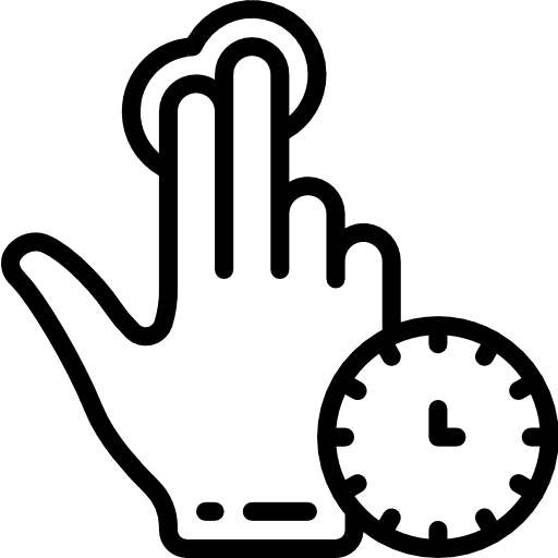 Tap touchpoint hands and gestures pointing icon