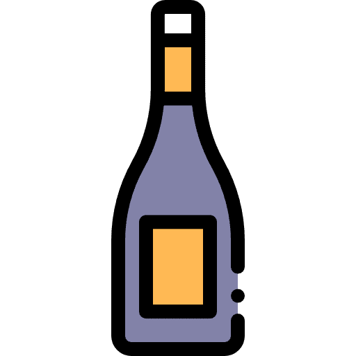 Wine bottle food wine bottle food and restaurant icon