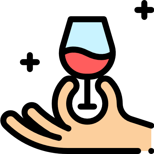 Wine tasting glass wine cup icon