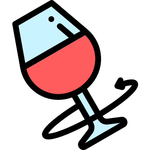 Wine tasting wine food and restaurant drink icon