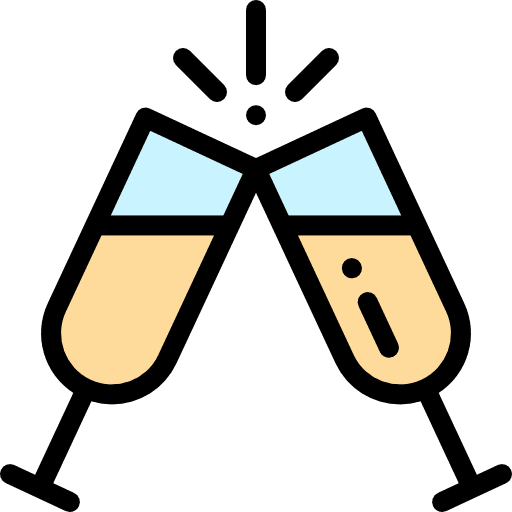 Toast alcoholic drinks alcohol icon