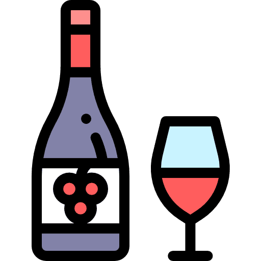 Wine celebration bottle wine bottle icon