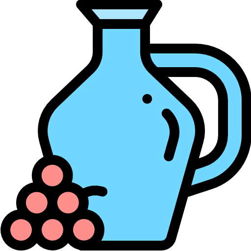 Wine food and restaurant fruit wine cellar icon