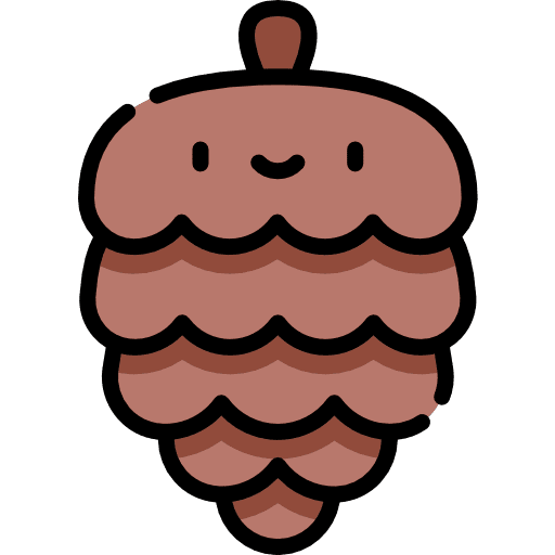 Pine cone pine cone pine nut icon
