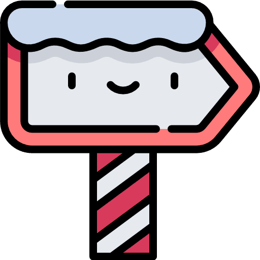 Signal decoration north pole signal icon