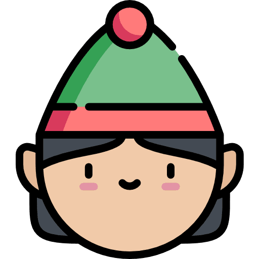 Elf avatar christmas fantasy icon