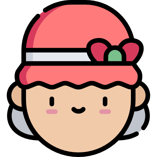 Mrs claus christmas femenine xmas icon
